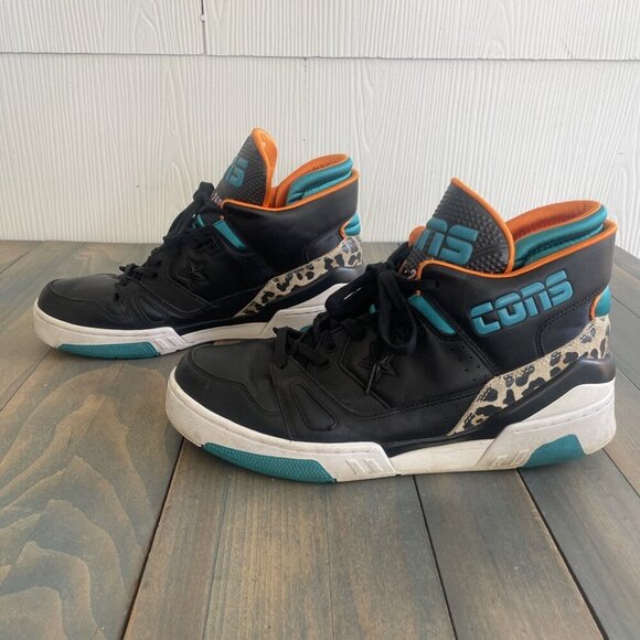 Converse Cons ERX 260 Just Don Animal Pack Black Hi top Teal Men's Size 11 (L6) - Picture 3 of 8